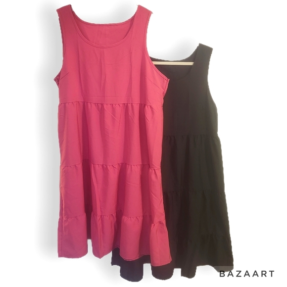 Dresses & Skirts - 🆕️ Twofer! 1 Pink & 1 Black Babydoll Dresses